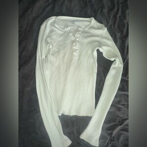 brandy Melville waffle long sleeve